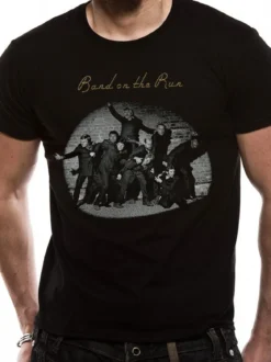 Paul McCartney & Wings Band On The Run - T-paita