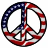 Peace USA - Kangasmerkki
