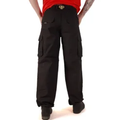 Pelle Pelle Basic Cargo Pants- Reisitaskuhousut, musta