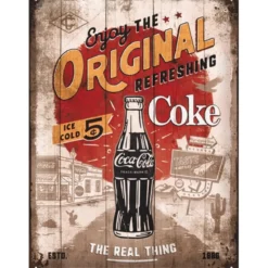 Peltikyltti 30x40cm - Coca-Cola Original Coke Highway 66