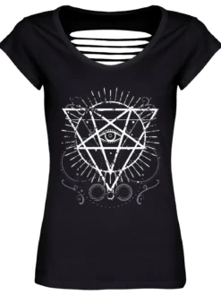 Pentagram Eye - naisten t-paita