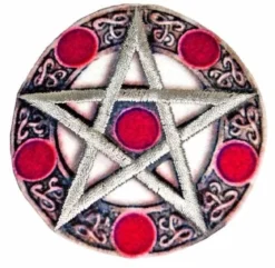 Pentagram red - Kangasmerkki
