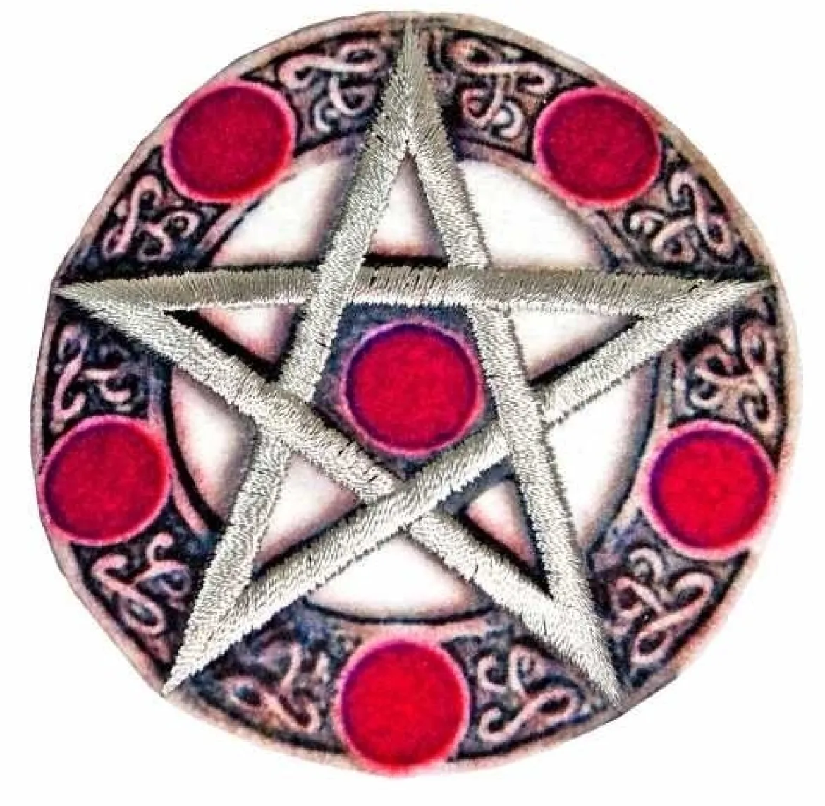 Pentagram red - Kangasmerkki