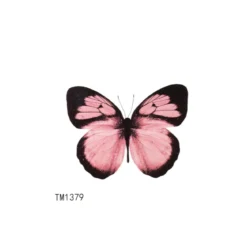 Pink Butterfly - pieni siirtotatuointi