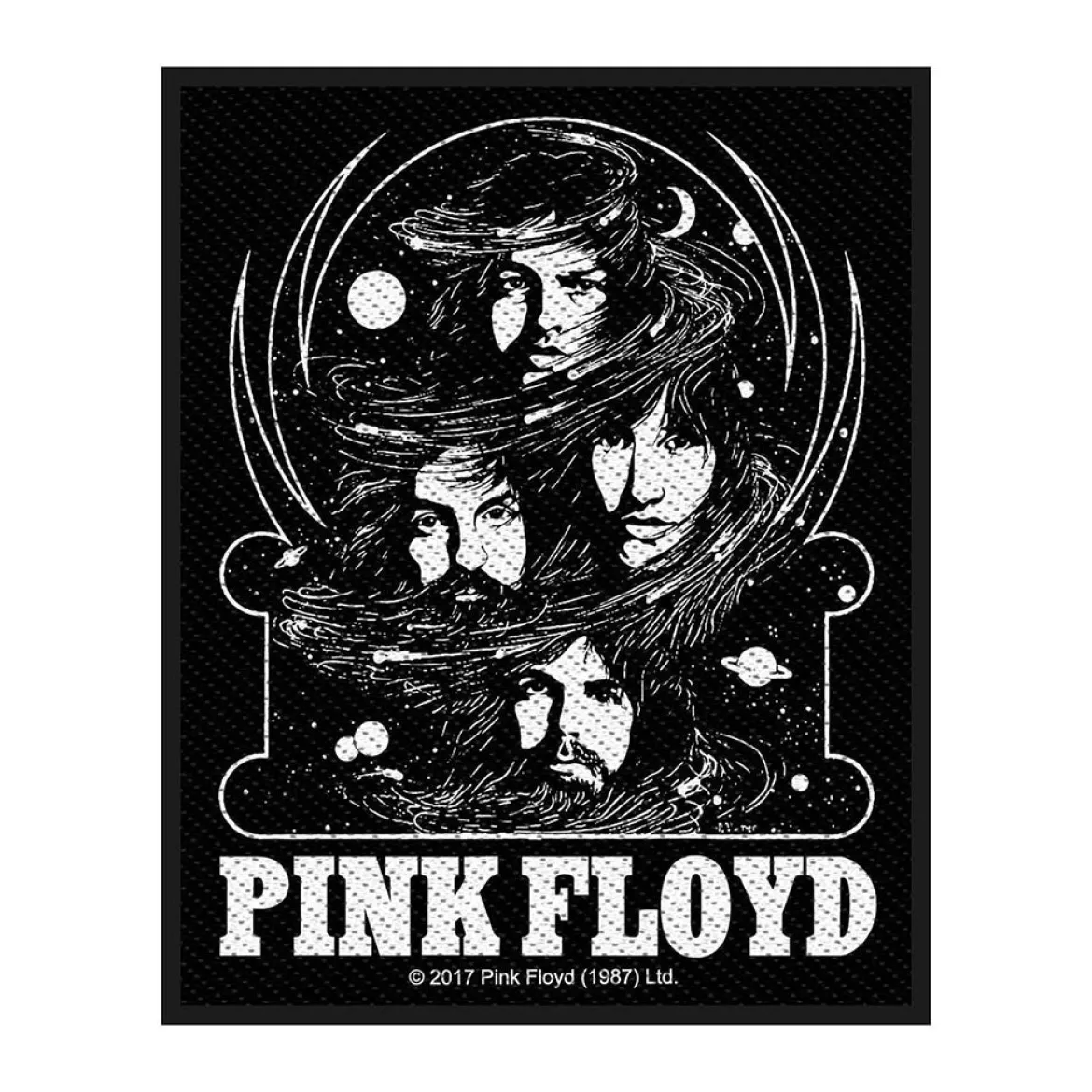 Pink Floyd cosmic faces - Kangasmerkki