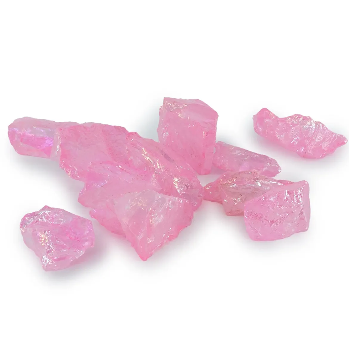 Pinkki Aurakvartsi - Raakakivi