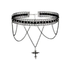 Pitsi choker - Tribal cross