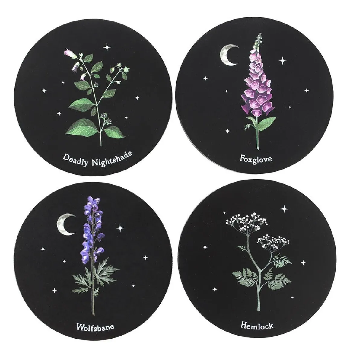 Poisonous Plants - Lasinaluset 4kpl