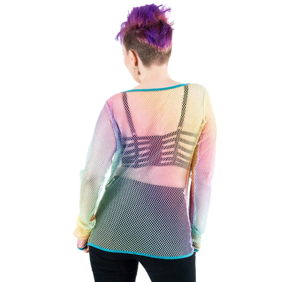 Poizen Industries Future - Verkkopaita, pastel rainbow