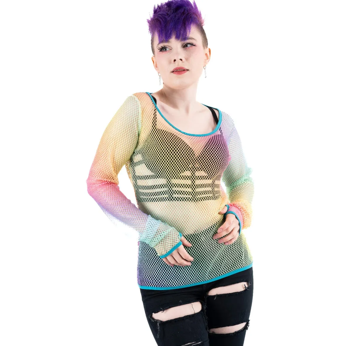 Poizen Industries Future - Verkkopaita, pastel rainbow