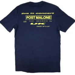 Post Malone: Live in Concert - T-paita, tummansininen