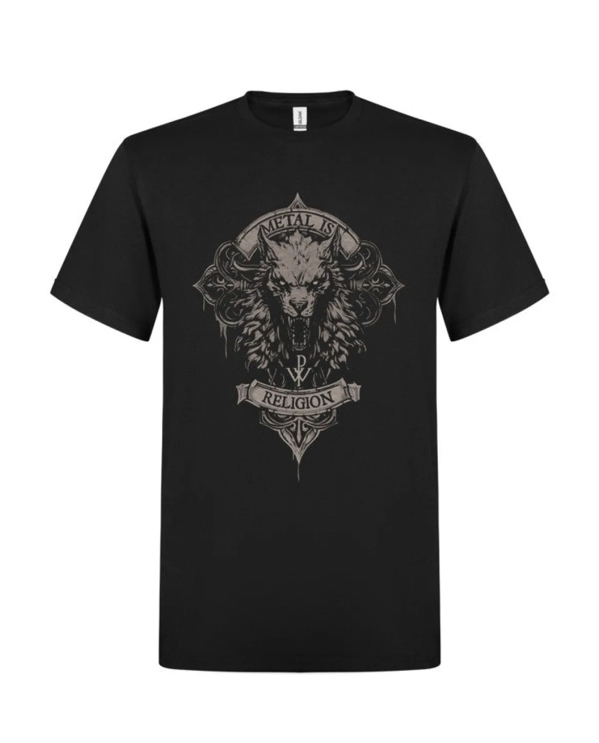 Powerwolf: Wolfhead - T-paita