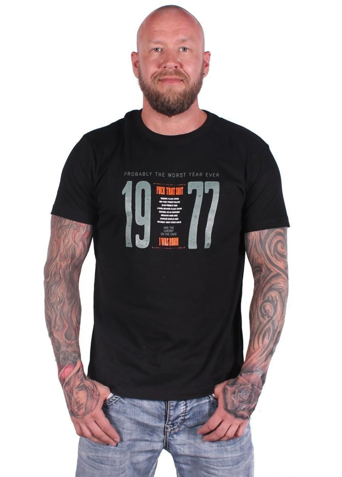 Probably The Worst Year Ever 1977 - T-paita