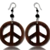 Puiset korvakorut - Peace