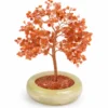 Punainen akaatti - Kristallipuu, 25cm