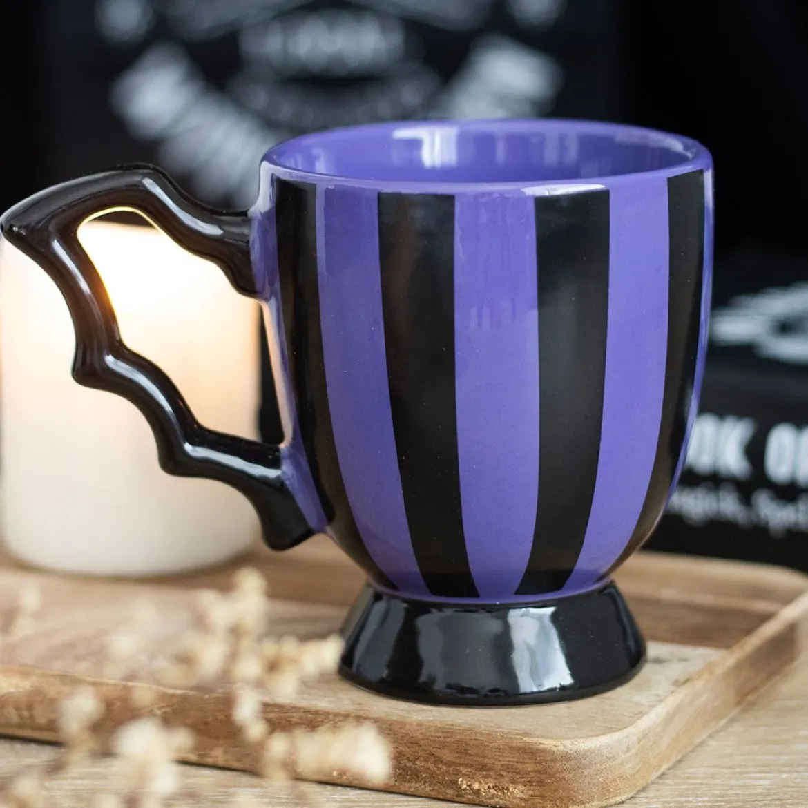 Purple Striped Bat Wing - Teekuppi