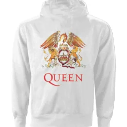 Queen Classic Crest - Naisten huppari, valkoinen