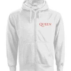 Queen Classic Crest - Naisten huppari, valkoinen