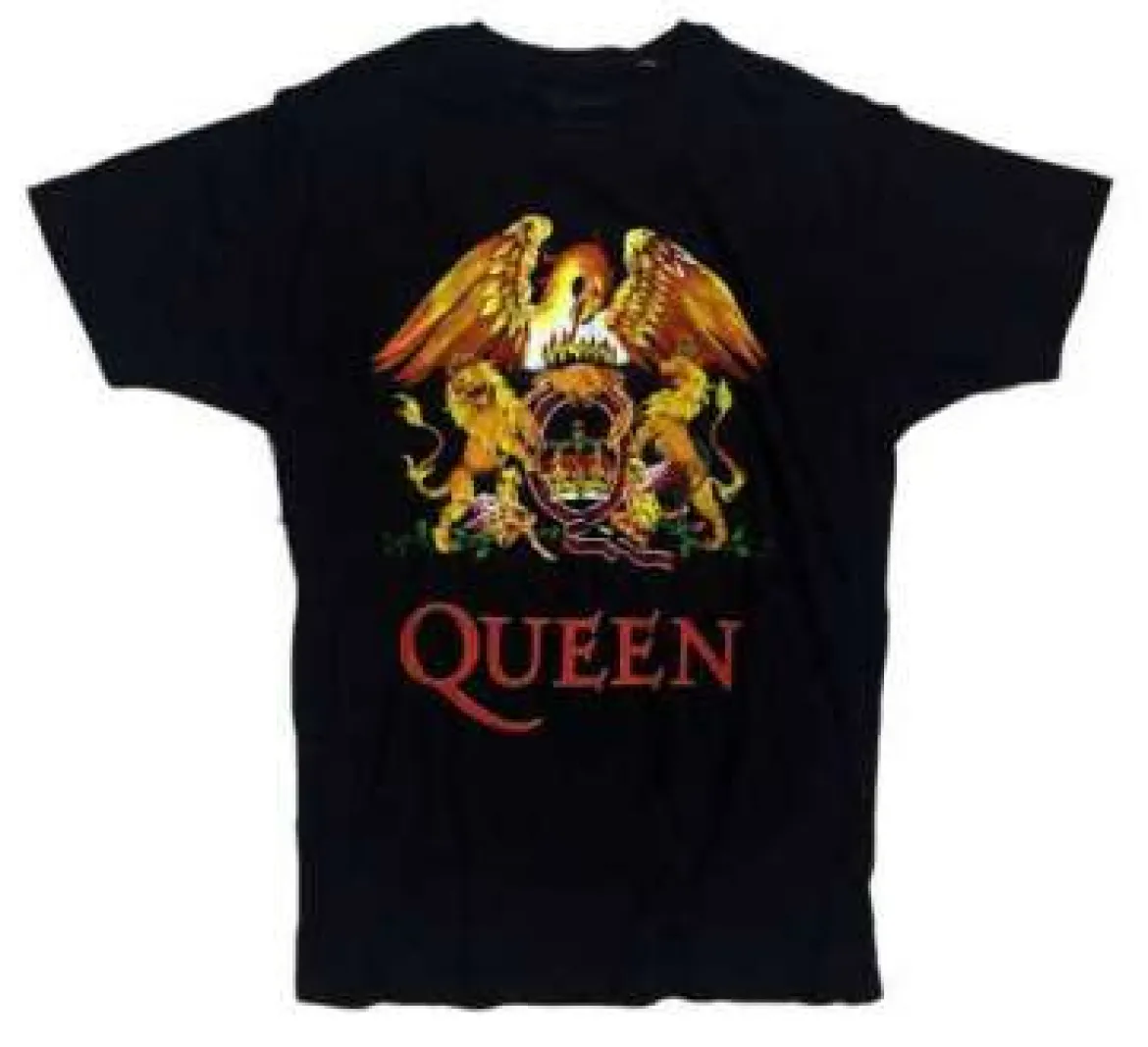 Queen Crest Logo- T-paita
