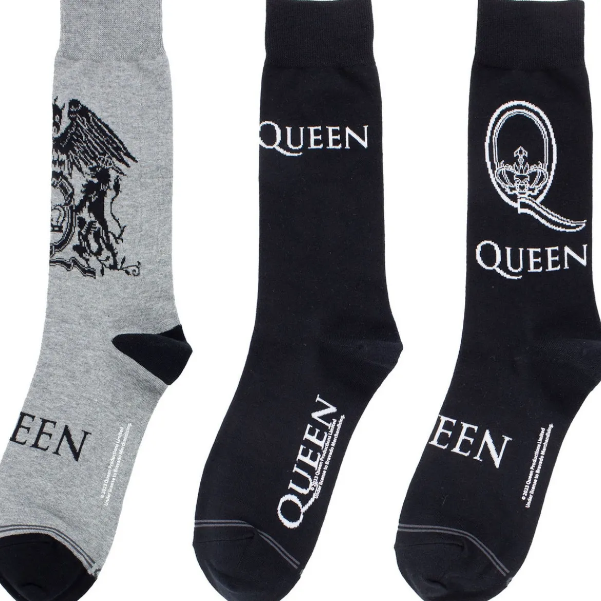Queen: Logos - Sukkasetti, 3-pack