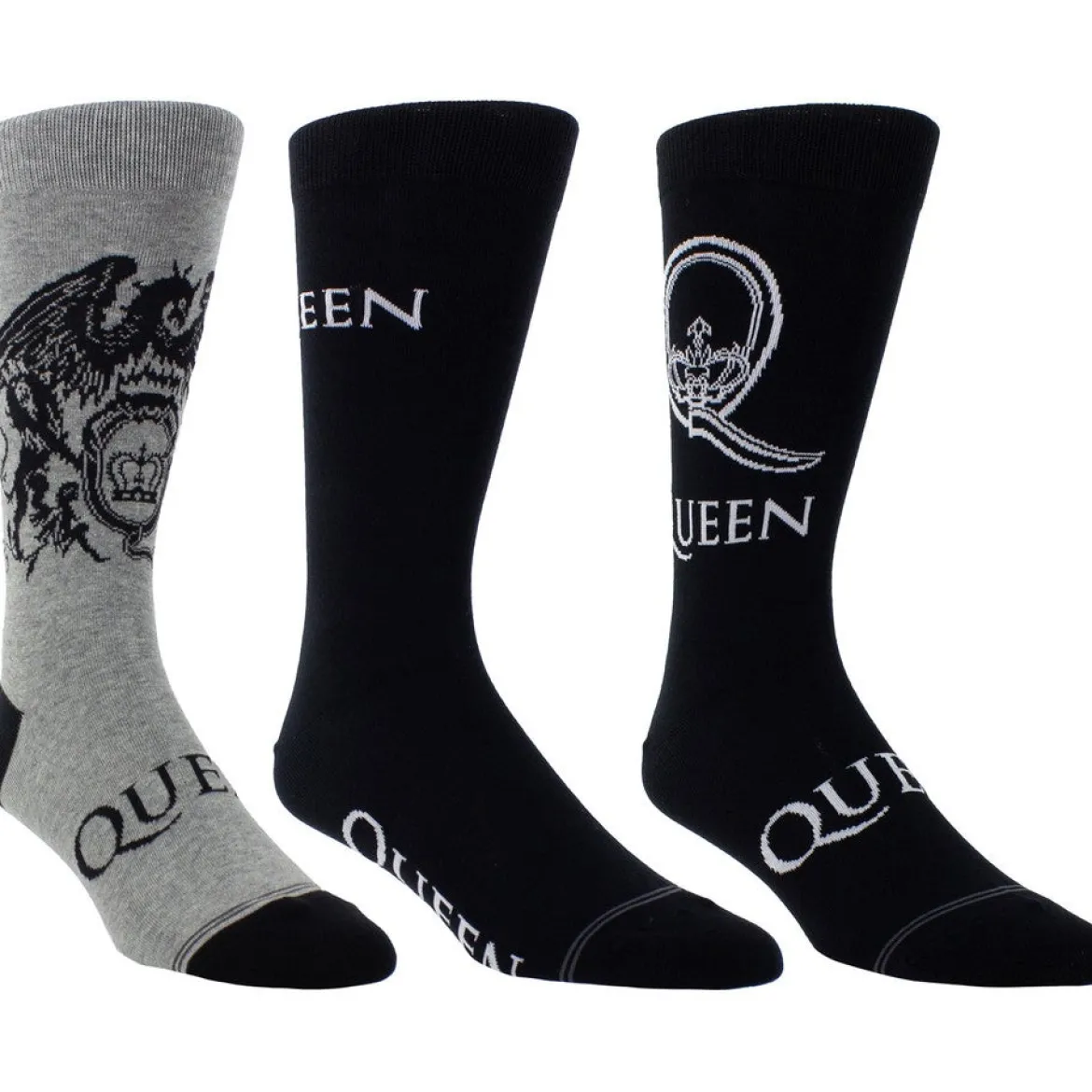 Queen: Logos - Sukkasetti, 3-pack
