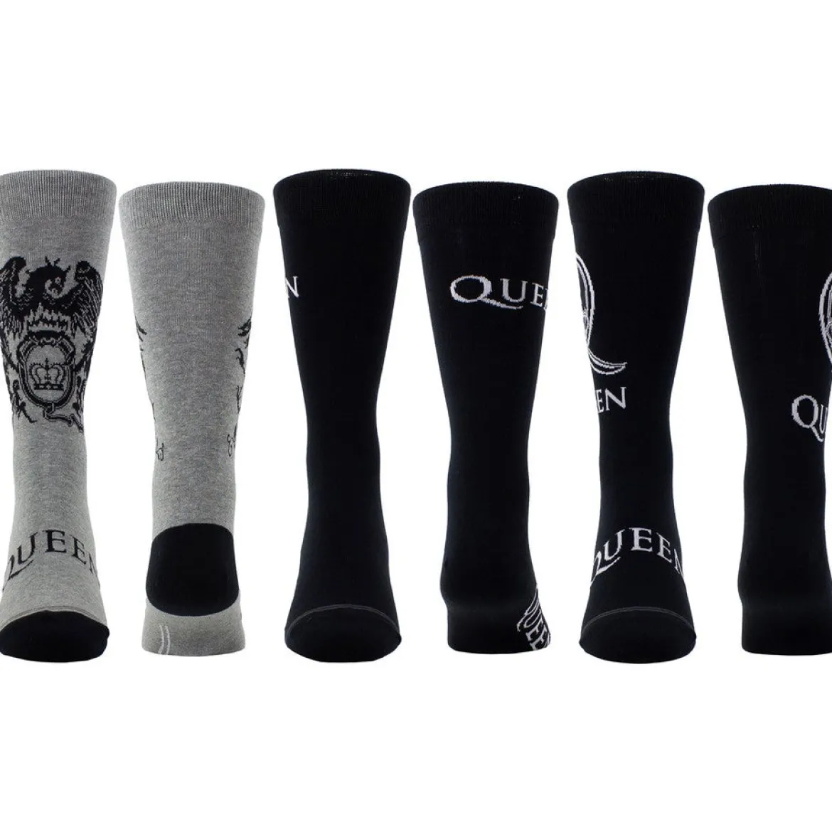 Queen: Logos - Sukkasetti, 3-pack