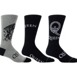 Queen: Logos - Sukkasetti, 3-pack