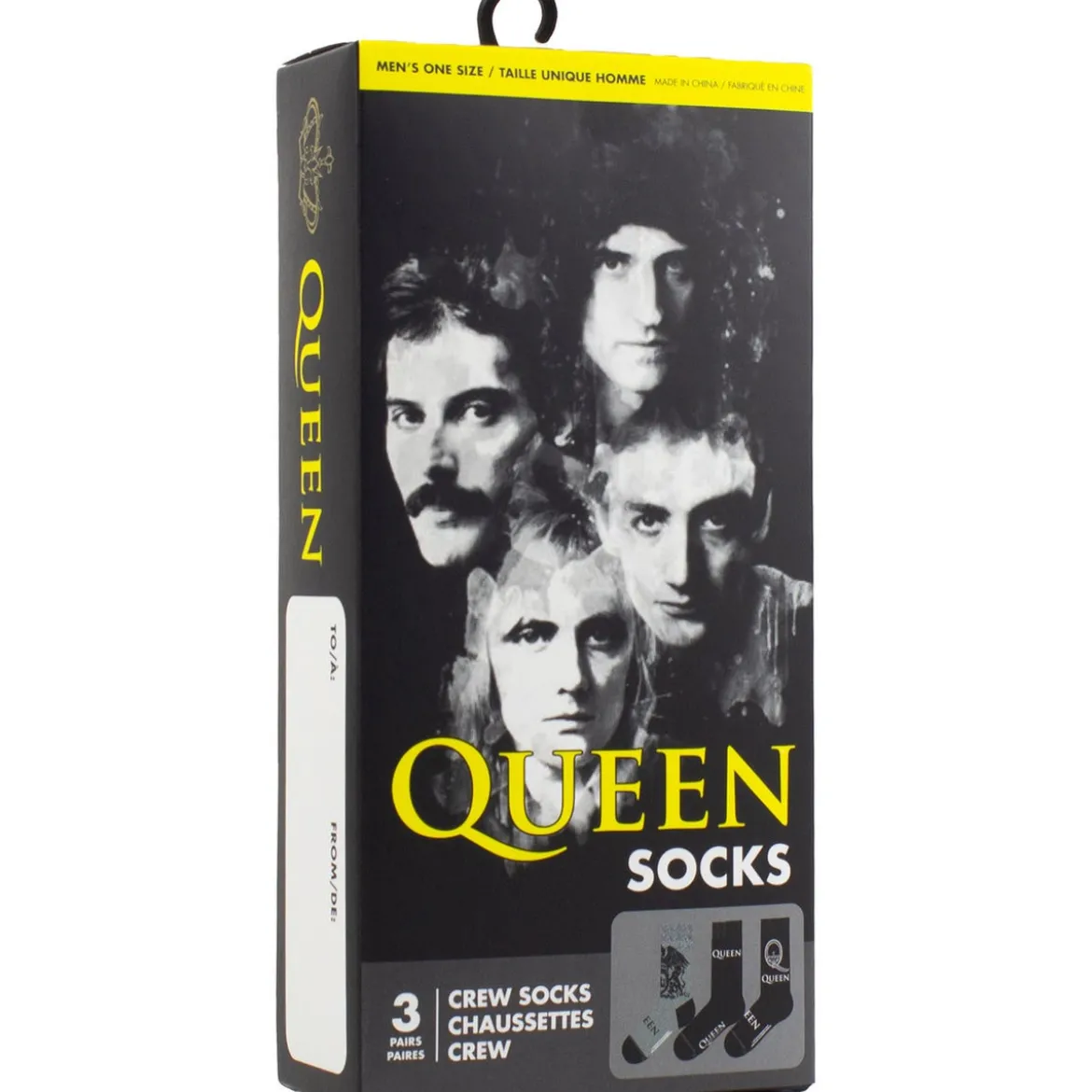 Queen: Logos - Sukkasetti, 3-pack