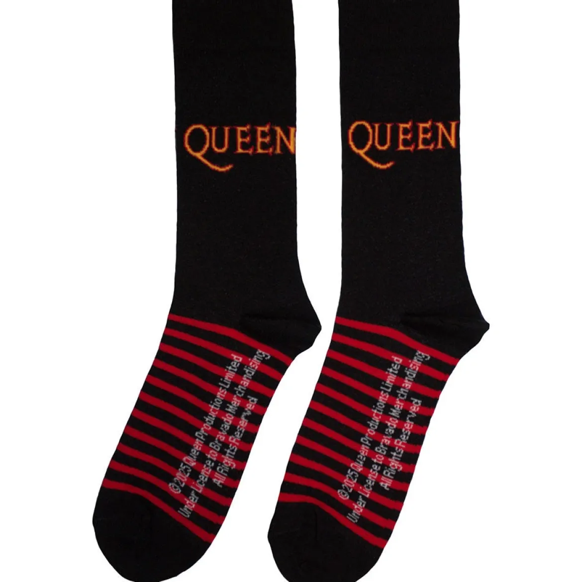 Queen: Logo & Stripes - Nilkkasukat