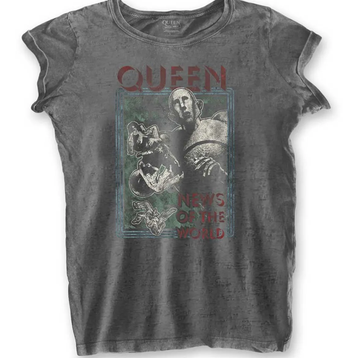 Queen: News Of The World - Naisten T-paita