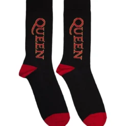 Queen: Red Logo Vertical - Nilkkasukat