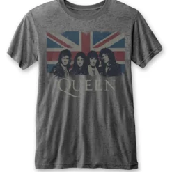 Queen Union jack - T-paita