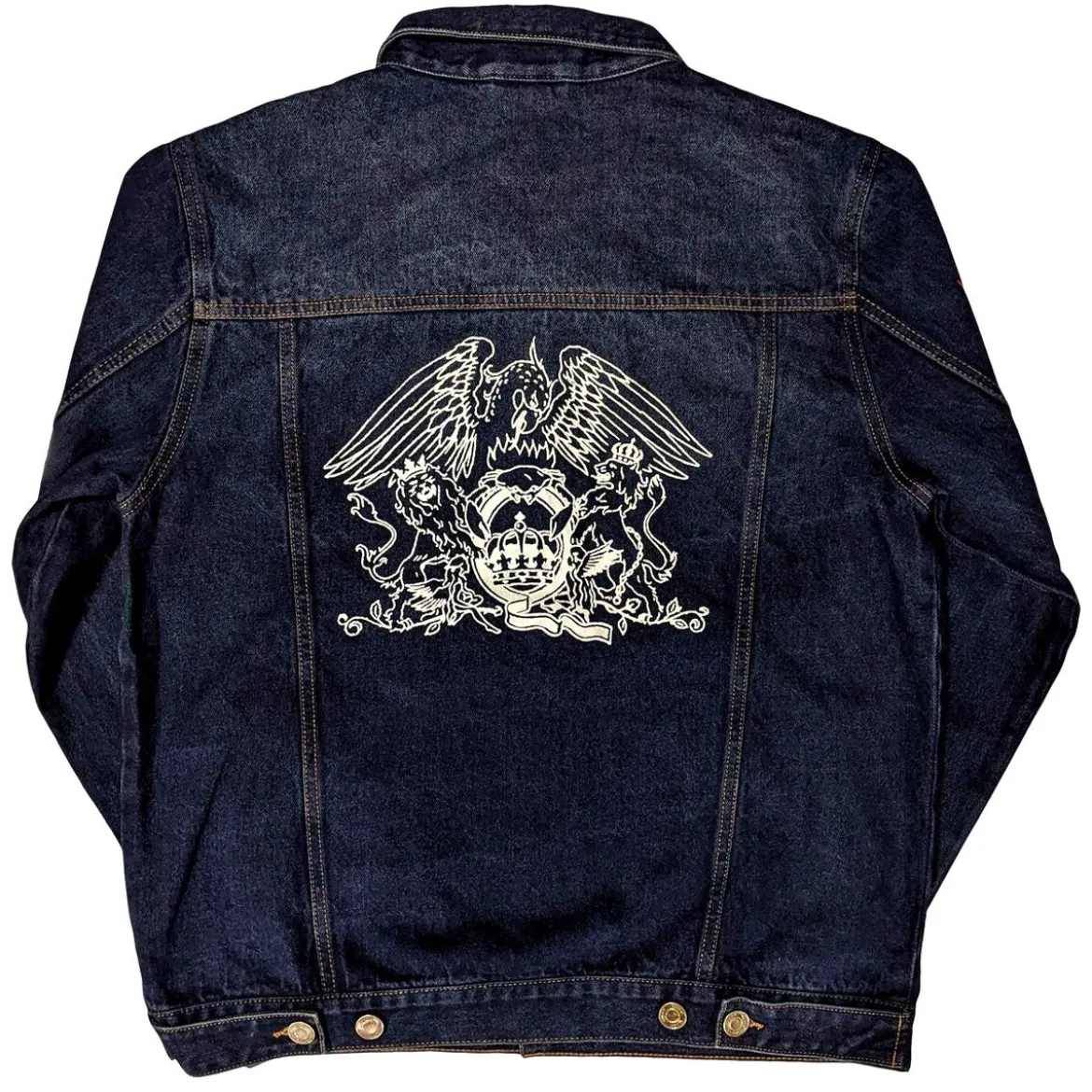 Queen White Crest - Unisex Farkkutakki