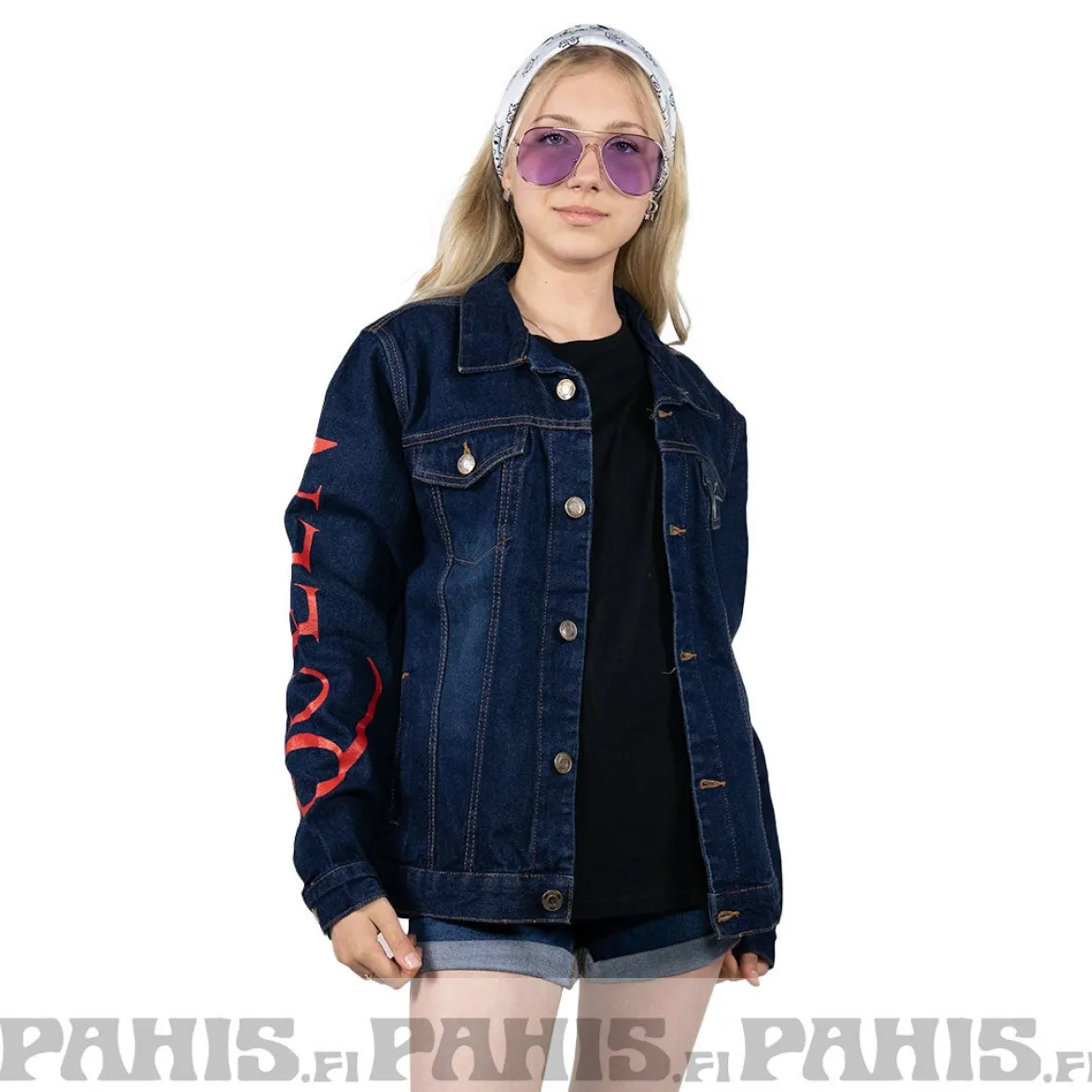 Queen White Crest - Unisex Farkkutakki