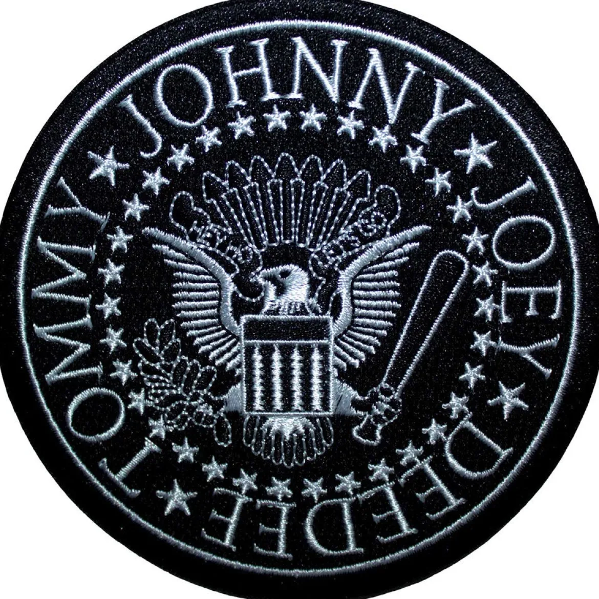 Ramones: Presidential Seal (Black) - Kangasmerkki