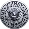 Ramones: Presidential Seal (White) - Kangasmerkki