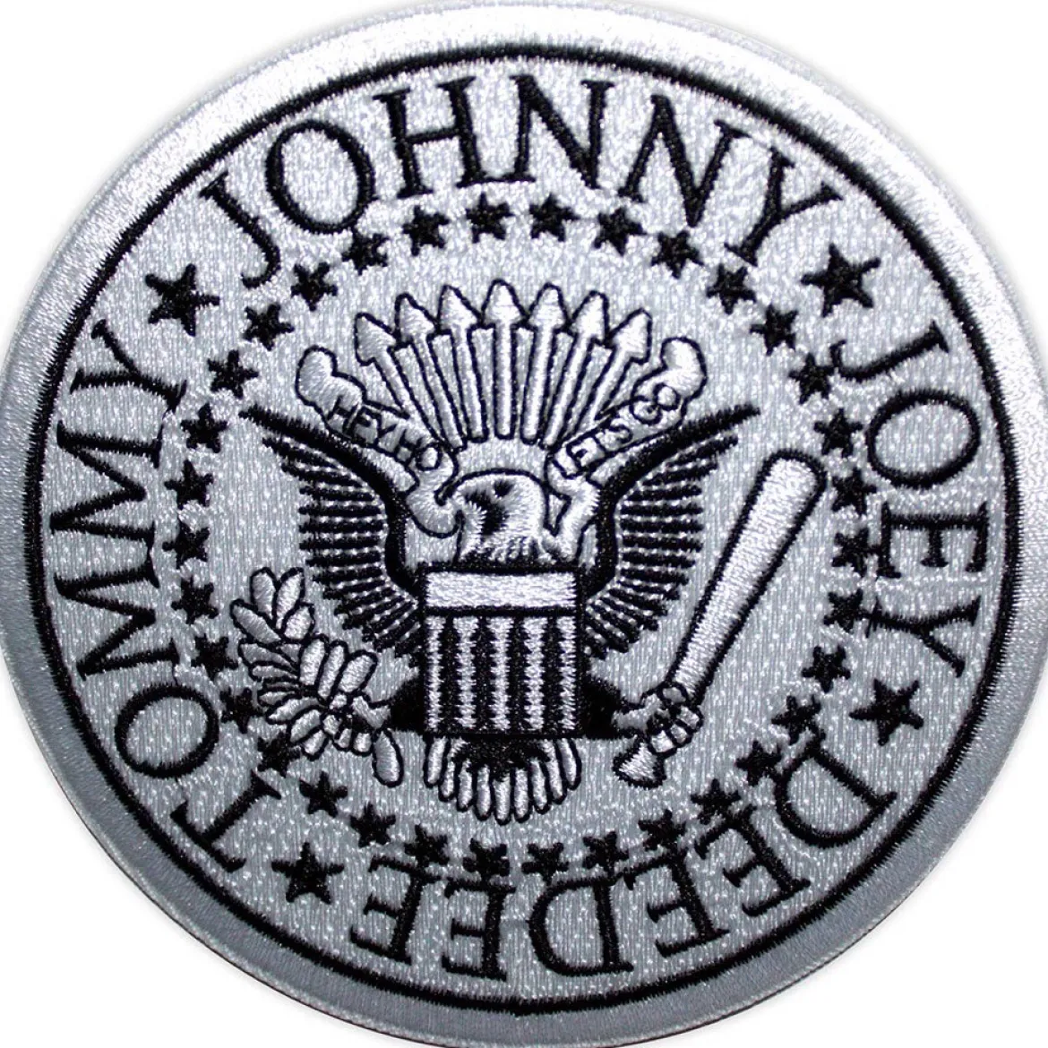 Ramones: Presidential Seal (White) - Kangasmerkki