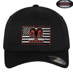 RAM Trucks Flag Patch - Flexfit Lippis