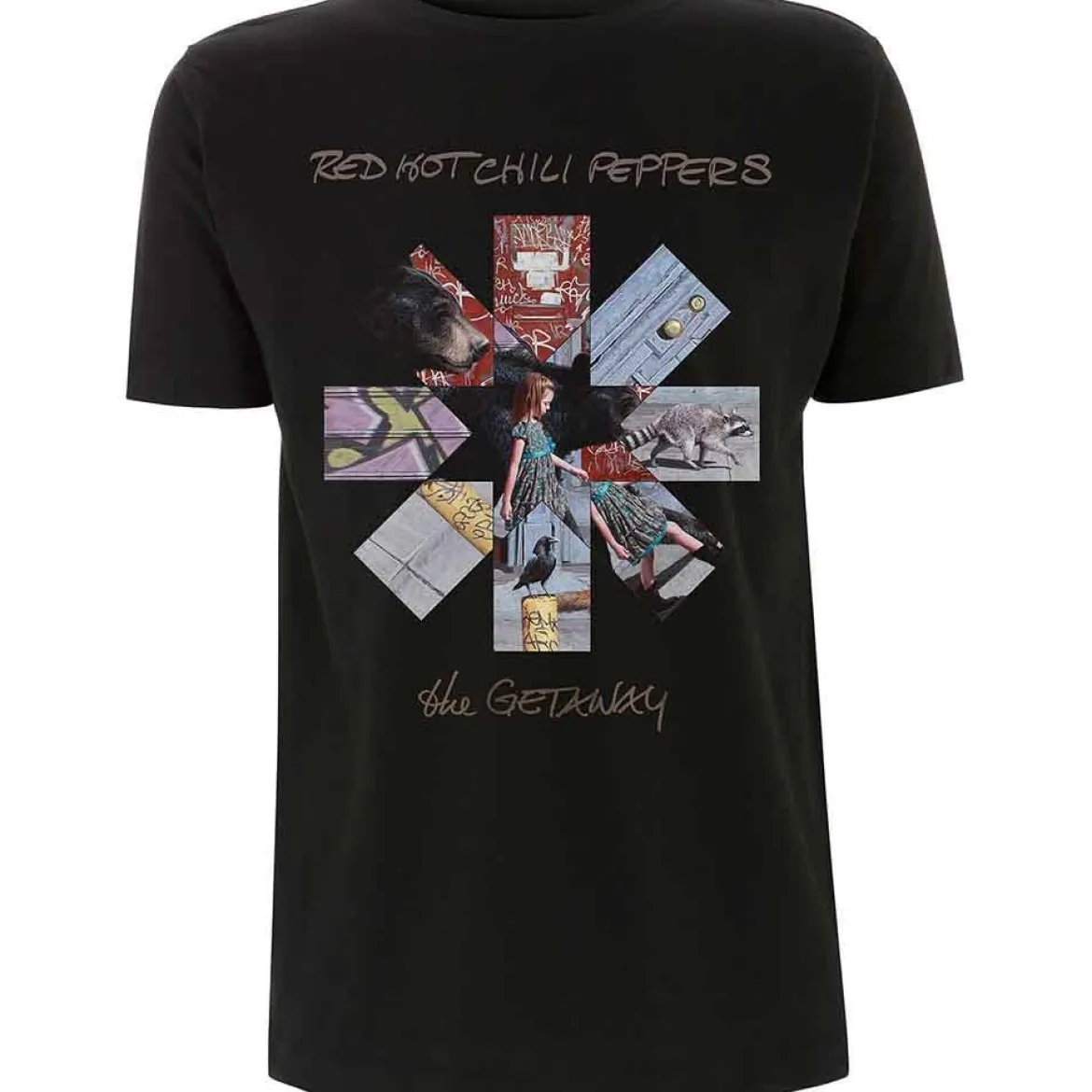 Red Hot Chili Peppers Getaway Album Asterisk - T-paita