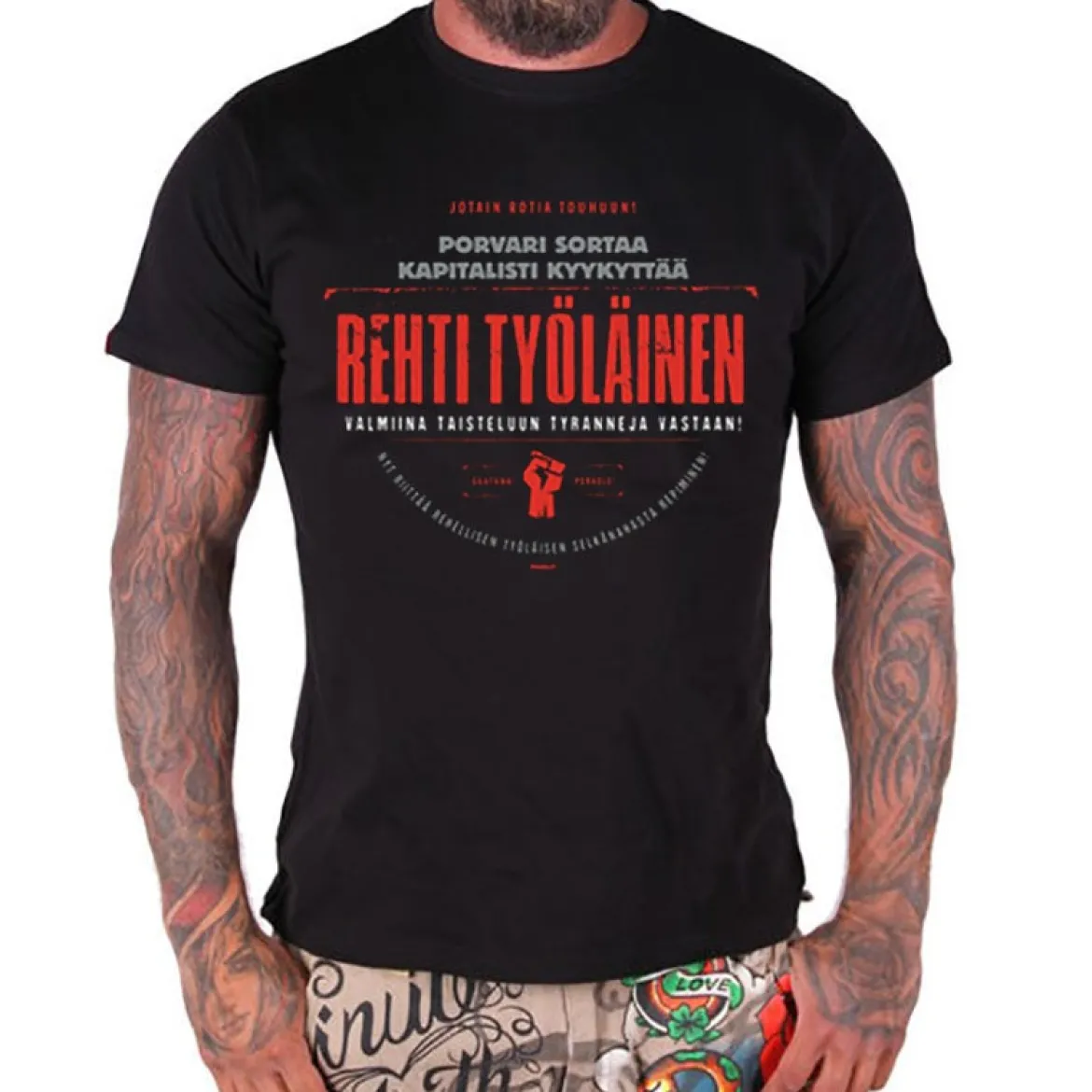 Rehti työläinen -T-paita