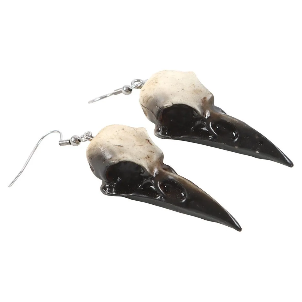 Resin Crow Skull - Korvakorut