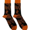 Rob Zombie: Skull face orange - Nilkkasukat