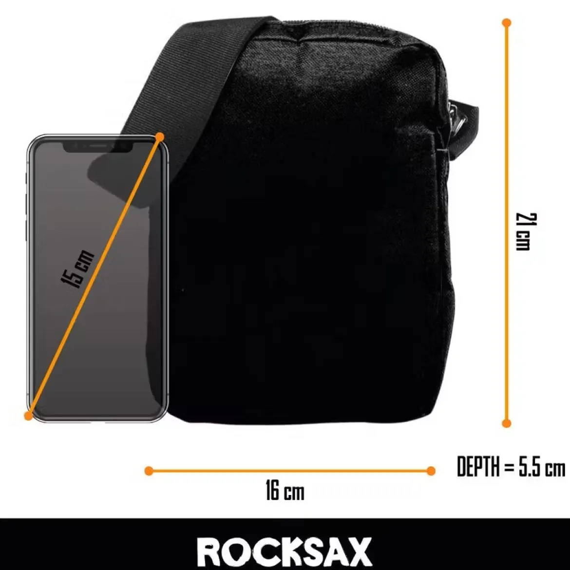 ROCKSAX My Chemical Romance: USA Spider – Crossbody-laukku