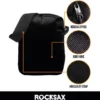 ROCKSAX The Beatles: Abbey Road B/W - Crossbody-laukku