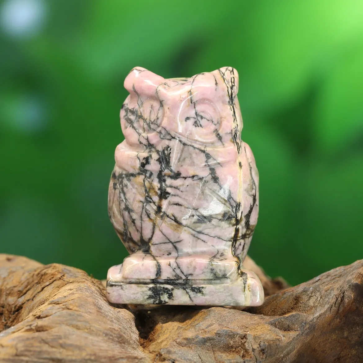 Rodoniitti - Pöllö, 5cm