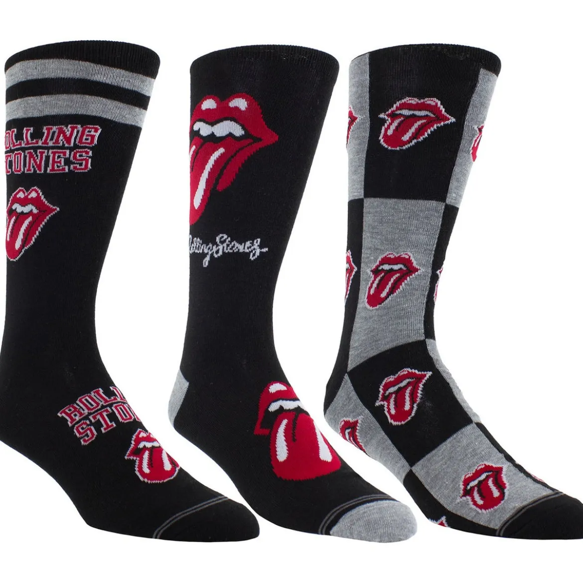 Rolling Stones: Logos - Sukkasetti kitararasiassa, 3-pack