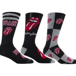 Rolling Stones: Logos - Sukkasetti kitararasiassa, 3-pack