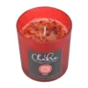 Root Chakra Strawberry Crystal Chip - Kynttilä