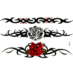 Rose tribals - siirtotatuointi