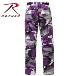Rothco Color Camo BDU - Reisitaskuhousut, ultra violet